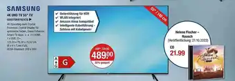 V Markt Samsung 4k uhd tv 55 Angebot