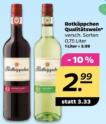 NETTO Rotkäppchen Qualitätswein 0,75 L Angebot