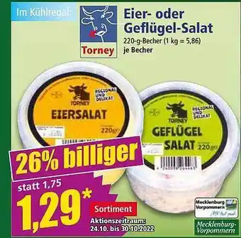 Norma Torney eier- oder geflügel-salat Angebot