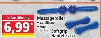 Norma Massageroller oder softgrip hantel Angebot