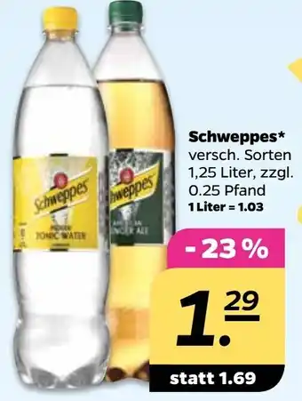 NETTO Schweppes 1,25L Angebot