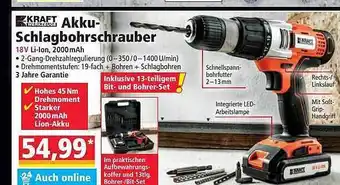 Norma Kraft akku-schlagbohrschrauber Angebot