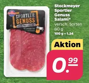 NETTO Stockmeyer Sportler Genuss Salami 80g Angebot