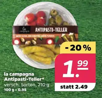 NETTO La Campagna Antipasti Teller 210g Angebot