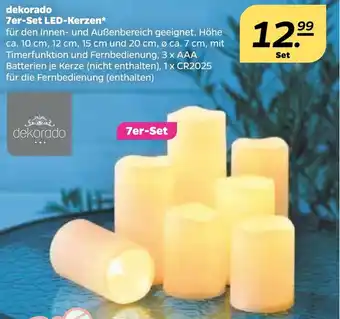 NETTO Dekorado 7er Set LED Kerzen Angebot