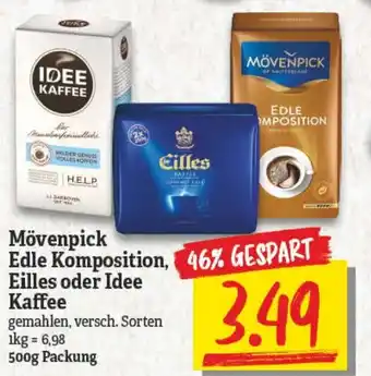 NP Discount Mövenpick Edle Komposition, Eilles oder Idee Kaffee 500g Angebot