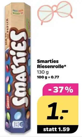 NETTO Smarties Riesenrolle 130g Angebot