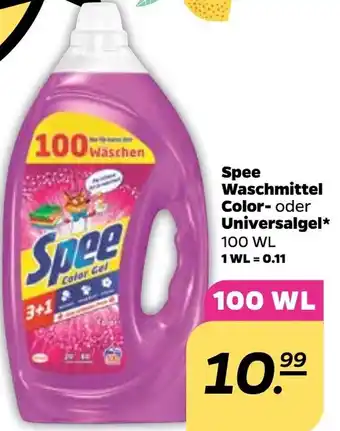 NETTO Spee Waschmittel Color oder Universalgel Angebot