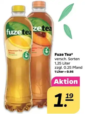 NETTO Fuze Tea 1,25 L Angebot