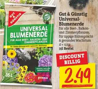 NP Discount Gut & Günstig Universal Blumenerde Angebot