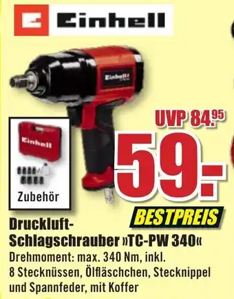 B1 Discount Baumarkt Einhell Druckluft Schlagschrauber ,,TC-PW 340" Angebot