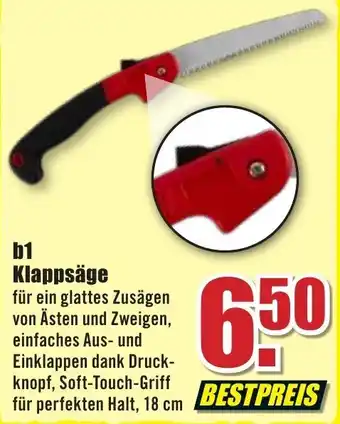 B1 Discount Baumarkt b1 Kappsäge Angebot