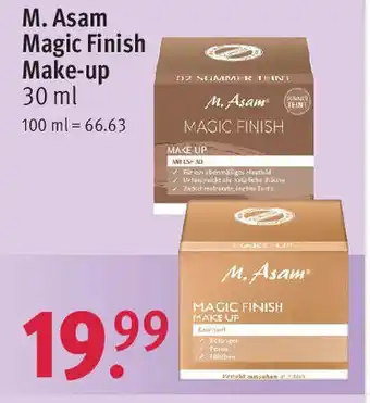 Rossmann M. Asam Magic Finish Make Up 30ml Angebot