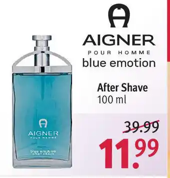 Rossmann Aigner Pour Homme After Shave 100ml Angebot