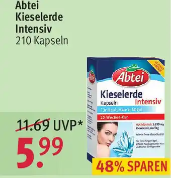 Rossmann Abtei Kieselerde Intensiv Angebot