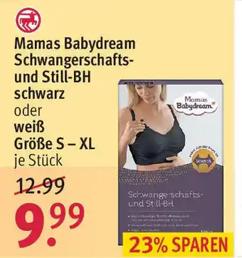 Rossmann Mamas Babydream Schwangerschafts-und Still-Bh schwarz oder weiß Angebot