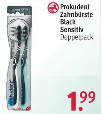 Rossmann Prokudent Zahnbürste Black Sensitiv Angebot