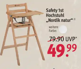 Rossmann Safety 1st Hochstuhl ,,Nordik natur" Angebot