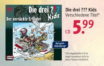 Rossmann Die drei ??? Kids Angebot