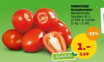 PENNY Marktliebe Romatomaten 500g Angebot