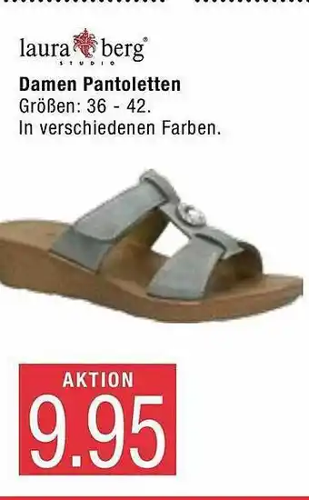 Marktkauf Laura Berg Damen Pantoletten Angebot