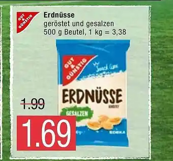 Marktkauf Gut & Gustig Erdnüsse Angebot