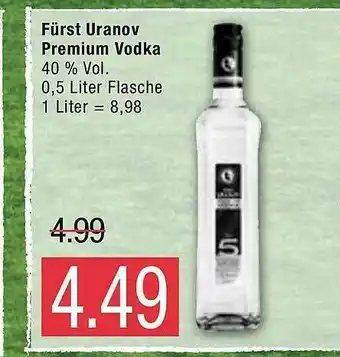 Marktkauf Fürst Uranov Premium Vodka Angebot