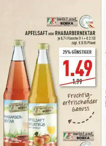 Marktkauf Apfelsaft Oder Rhabarbernektar Angebot