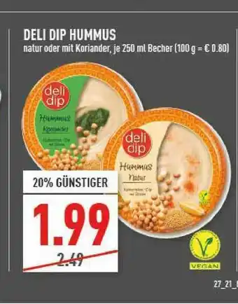 Marktkauf Deli Dip Hummus Angebot