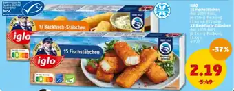 PENNY Iglo 15 Fischstäbchen 450g oder 13 Backfisch-Stäbchen 364g Angebot