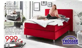 Trösser Boxspringbett Angebot