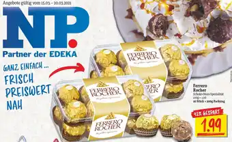 NP Discount Ferrero Rocher16 Stück = 200g Angebot