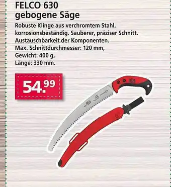 Kiebitzmarkt Felco 630 gebogene säge Angebot