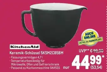 METRO Kitchenaid keramik-schüssel 5ksm2cb5bm Angebot