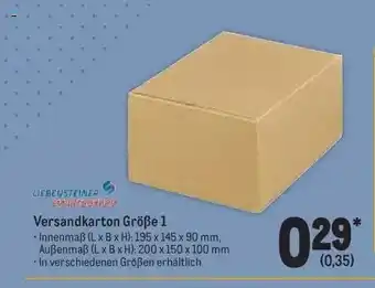 METRO Smartboxpro versandkarton größ 1 Angebot