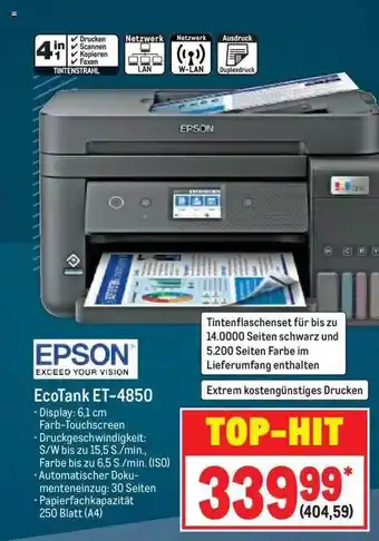 METRO Epson ecotank et-4850 Angebot