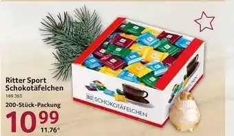 Selgros Ritter sport schokotäfelchen Angebot