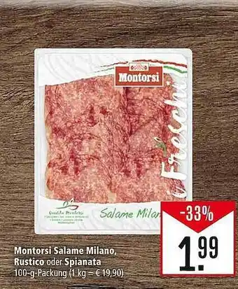 Marktkauf Montorsi salame milano, rustico oder spianata Angebot