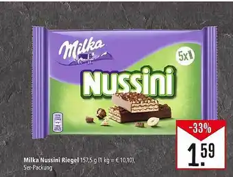 Marktkauf Milka nussini riegel Angebot