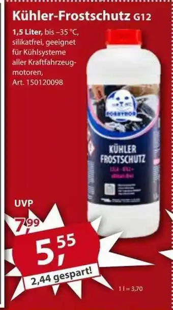 Sonderpreis Baumarkt Kühler-frostschutz g12 Angebot