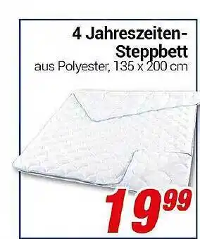 CENTERSHOP 4 jahreszeiten-steppbett Angebot