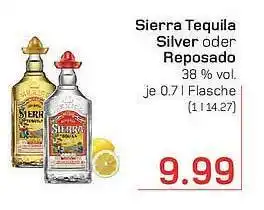 akzenta Sierra tequila silver oder reposado Angebot