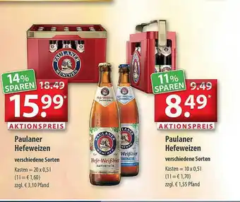 Getränkeland Paulaner hefeweizen Angebot