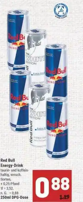 Marktkauf Red bull energy drink Angebot