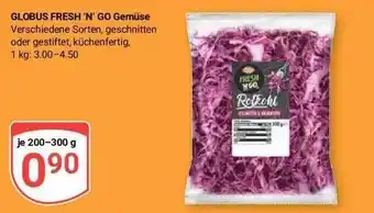 Globus Fresh 'n' go gemüse Angebot