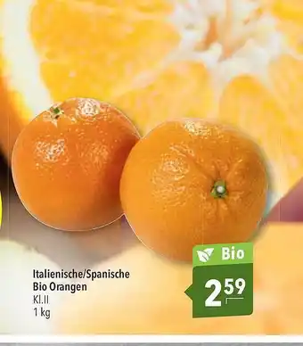 CITTI Markt Italienische-spanische bio orangen Angebot