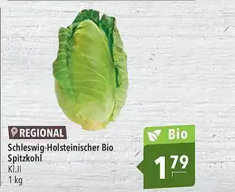 CITTI Markt Schleswig-holsteinischer bio spitzkohl Angebot