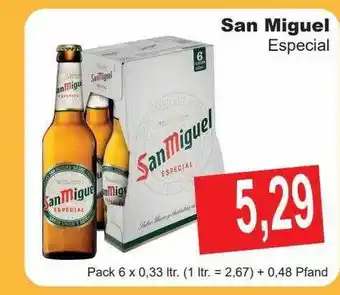 Getränke Göbel San miguel especial Angebot