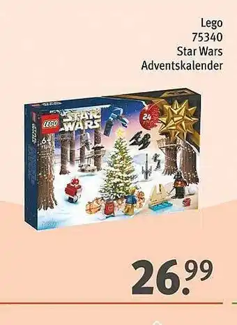 Rossmann Lego 75340 star wars adventskalender Angebot