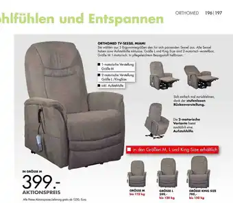 Trösser Orthomed TV-Sessel Miami Angebot